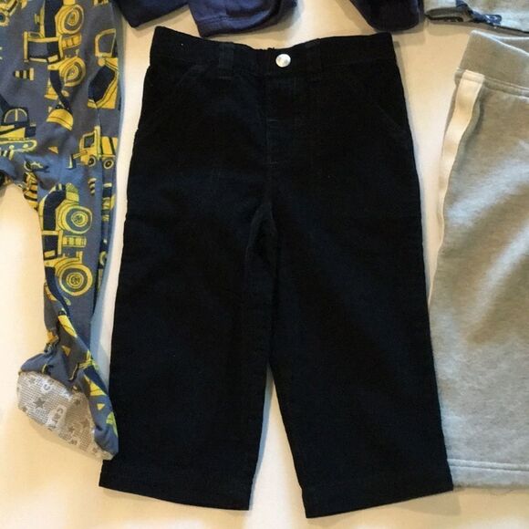 Carter’s Lot Of 5 pants and pajamas 12m boys - Picture 3 of 8